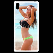 Coque Personnalisée Sony Xpéria Z5 Belle femme à la plage 10