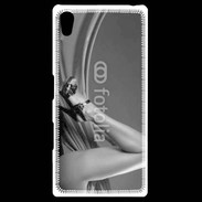 Coque Personnalisée Sony Xpéria Z5 Jambe sexy en noir et blanc 10
