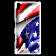 Coque Personnalisée Sony Xpéria Z5 Drapeau USA 750