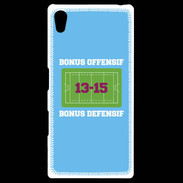 Coque Personnalisée Sony Xpéria Z5 Bonus Offensif-Défensif Bleu