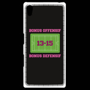 Coque Personnalisée Sony Xpéria Z5 Bonus Offensif-Défensif Noir