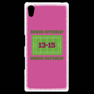 Coque Personnalisée Sony Xpéria Z5 Bonus Offensif-Défensif Rose