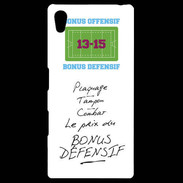 Coque Personnalisée Sony Xpéria Z5 Plaquage Bonus offensif-défensif Blanc