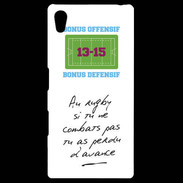Coque Personnalisée Sony Xpéria Z5 Le combat Bonus offensif-défensif Blanc