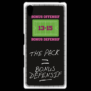 Coque Personnalisée Sony Xpéria Z5 The pack Bonus offensif-défensif Noir