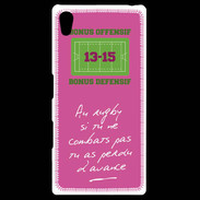Coque Personnalisée Sony Xpéria Z5 Le combat Bonus offensif-défensif Rose