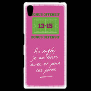 Coque Personnalisée Sony Xpéria Z5 Les potes Bonus offensif-défensif Rose