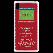 Coque Personnalisée Sony Xpéria Z5 1 point bonus offensif-défensif Rouge