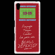 Coque Personnalisée Sony Xpéria Z5 Plaquage Bonus offensif-défensif Rouge