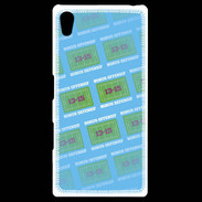 Coque Personnalisée Sony Xpéria Z5 Dégradé Bonus Offensif-défensif Bleu
