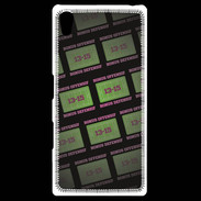 Coque Personnalisée Sony Xpéria Z5 Dégradé Bonus Offensif-défensif Noir