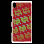 Coque Personnalisée Sony Xpéria Z5 Dégradé Bonus Offensif-défensif Rouge