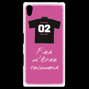 Coque Personnalisée Sony Xpéria Z5 Talonneur Bonus offensif-défensif Rose 2