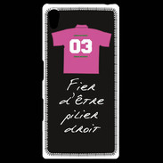 Coque Personnalisée Sony Xpéria Z5 Pilier droit Bonus offensif-défensif Noir