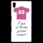 Coque Personnalisée Sony Xpéria Z5 Pilier droit Bonus offensif-défensif Blanc