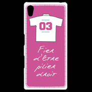 Coque Personnalisée Sony Xpéria Z5 Pilier droit Bonus offensif-défensif Rose