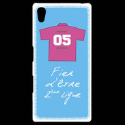 Coque Personnalisée Sony Xpéria Z5 Deuxième ligne D Bonus offensif Bleu