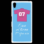 Coque Personnalisée Sony Xpéria Z5 Troisième ligne D Bonus offensif-défensif Bleu