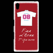 Coque Personnalisée Sony Xpéria Z5 Troisième ligne centre Bonus offensif-défensif Rouge