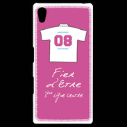 Coque Personnalisée Sony Xpéria Z5 Troisième ligne centre Bonus offensif-défensif Rose