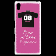 Coque Personnalisée Sony Xpéria Z5 Troisième ligne centre Bonus offensif-défensif Rose 2