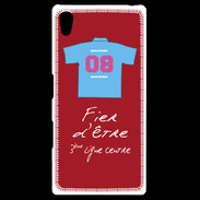 Coque Personnalisée Sony Xpéria Z5 Troisième ligne centre Bonus offensif-défensif Rouge 2