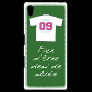 Coque Personnalisée Sony Xpéria Z5 Demi de mêlée Bonus offensif-défensif Vert