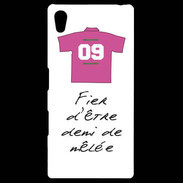 Coque Personnalisée Sony Xpéria Z5 Demi de mêlée Bonus offensif-défensif Blanc