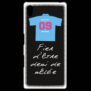 Coque Personnalisée Sony Xpéria Z5 Demi de mêlée Bonus offensif-défensif Noir 2