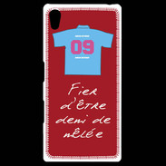 Coque Personnalisée Sony Xpéria Z5 Demi de mêlée Bonus offensif-défensif Rouge 2