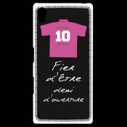 Coque Personnalisée Sony Xpéria Z5 Demi d'ouverture Bonus offensif-défensif Noir