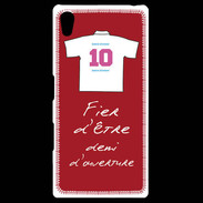 Coque Personnalisée Sony Xpéria Z5 Demi d'ouverture Bonus offensif-défensif Rouge