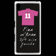 Coque Personnalisée Sony Xpéria Z5 3/4 aile gauche Bonus offensif-défensif Noir
