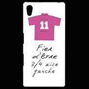 Coque Personnalisée Sony Xpéria Z5 3/4 aile gauche Bonus offensif-défensif Blanc