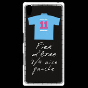 Coque Personnalisée Sony Xpéria Z5 3/4 aile gauche Bonus offensif-défensif Noir 2