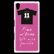 Coque Personnalisée Sony Xpéria Z5 3/4 aile gauche Bonus offensif-défensif Rose 2