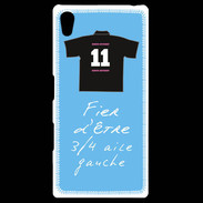 Coque Personnalisée Sony Xpéria Z5 3/4 aile gauche Bonus offensif-défensif Bleu 2