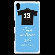 Coque Personnalisée Sony Xpéria Z5 3/4 centre D Bonus offensif-défensif Bleu 2