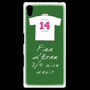 Coque Personnalisée Sony Xpéria Z5 3/4 aile droit Bonus offensif-défensif Vert