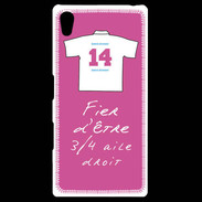 Coque Personnalisée Sony Xpéria Z5 3/4 aile droit Bonus offensif-défensif Rose