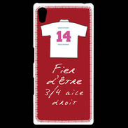 Coque Personnalisée Sony Xpéria Z5 3/4 aile droit Bonus offensif-défensif Rouge
