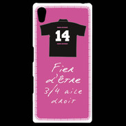Coque Personnalisée Sony Xpéria Z5 3/4 aile droit Bonus offensif-défensif Rose 2