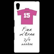 Coque Personnalisée Sony Xpéria Z5 3/4 arrière Bonus offensif-défensif Blanc