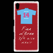 Coque Personnalisée Sony Xpéria Z5 3/4 aile droit Bonus offensif-défensif Rouge 2