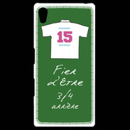 Coque Personnalisée Sony Xpéria Z5 3/4 arrière Bonus offensif-défensif Vert