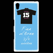 Coque Personnalisée Sony Xpéria Z5 3/4 arrière Bonus offensif-défensif Bleu 2