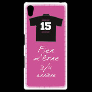 Coque Personnalisée Sony Xpéria Z5 3/4 arrière Bonus offensif-défensif Rose 2