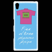 Coque Personnalisée Sony Xpéria Z5 Préparateur physique Bonus offensif-défensif Bleu