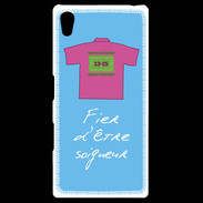 Coque Personnalisée Sony Xpéria Z5 Soigneur Bonus offensif-défensif Bleu