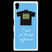 Coque Personnalisée Sony Xpéria Z5 Soigneur Bonus offensif-défensif Bleu 2